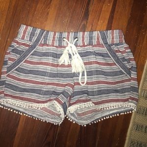 RED WHITE AND BLUE SHORTS